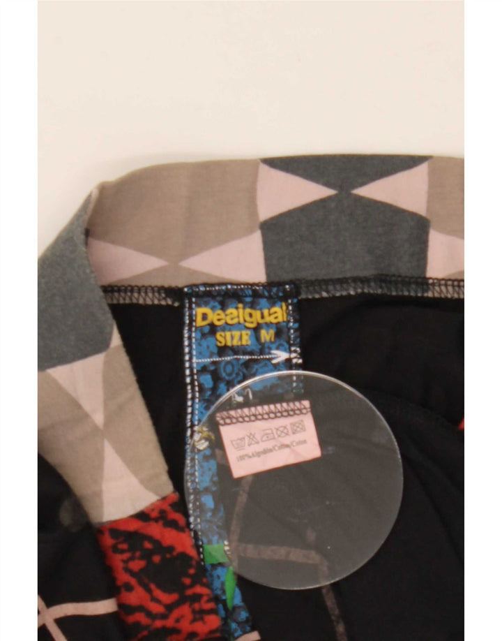 Женская юбка-трапеция с рисунком Desigual, средний размер W28, разноцветная бабочка
