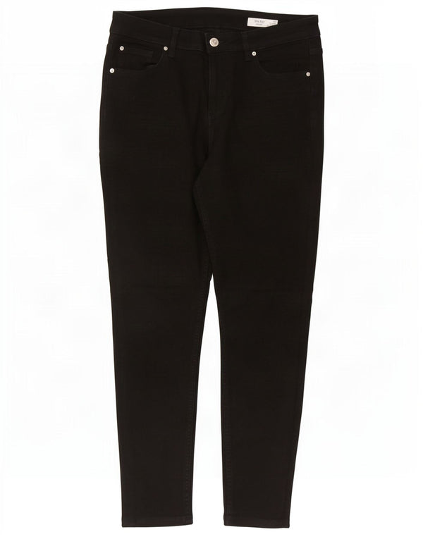Женские джинсы скинни Marks & Spencer The Ivy UK 14, большие W32 L28, черные