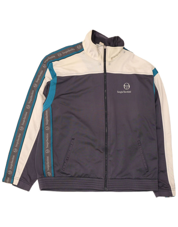 Мужской спортивный костюм SERGIO TACCHINI, верхняя куртка IT 52, большой темно-синий