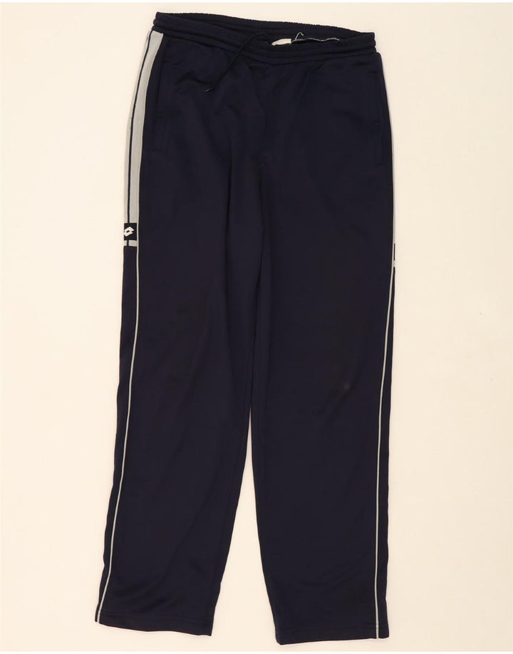 LOTTO Mens Tracksuit Trousers UK 38/40 Medium Navy Blue Polyester Vintage Lotto and Second-Hand Lotto from Messina Hembry 