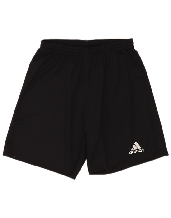 Мужские спортивные шорты Adidas Climalite, маленькие черные из полиэстера