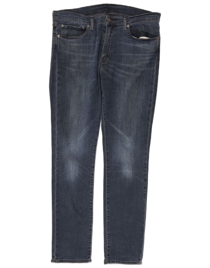 Мужские джинсы Levi's 511 Slim W36 L32 Темно-синие, хлопок