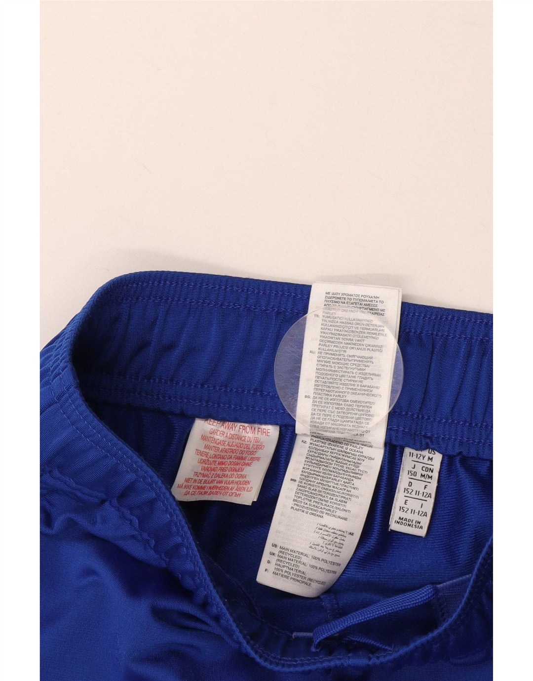 ADIDAS Спортивный костюм для мальчиков Брюки Джоггеры 11-12 лет Синий Полиэстер