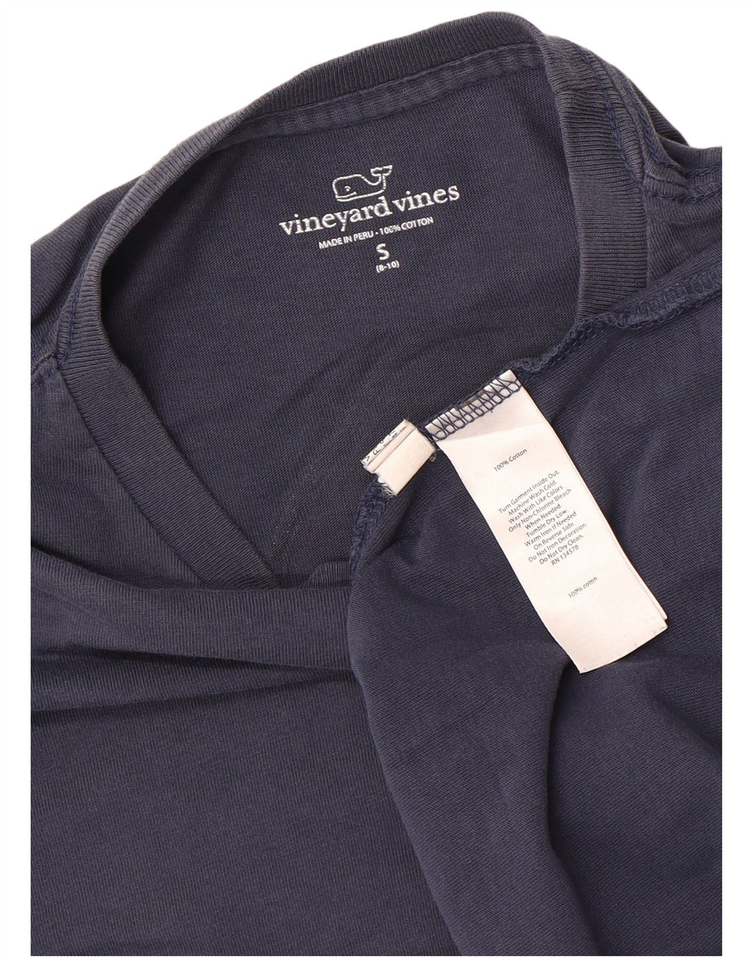 VINEYARD VINES Топ с рисунком для мальчиков, длинный рукав, 8–9 лет, маленький синий, Рождественский