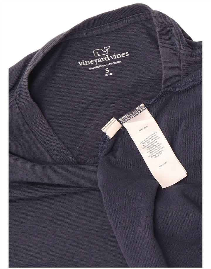 VINEYARD VINES Топ с рисунком для мальчиков, длинный рукав, 8–9 лет, маленький синий, Рождественский