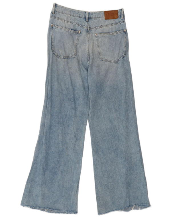 Женские винтажные широкие джинсы Zara EU 36 XS W26 L28, синие, хлопок