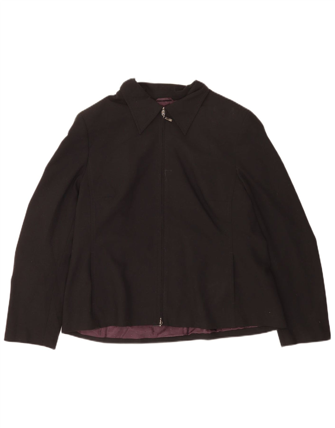 Женский пиджак стандартного кроя Marks & Spencer UK 18 XL, черный полиэстер