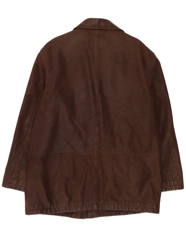 Мужская кожаная куртка Douglas UK 42 XL Коричневая