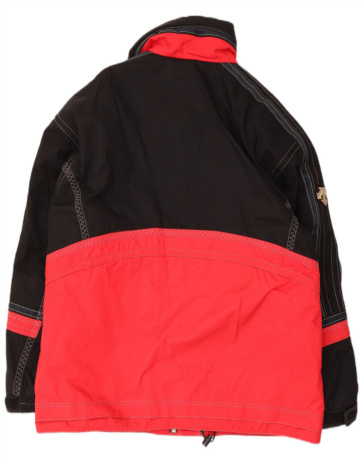 Мужская лыжная куртка Descente UK 42 XL, черная с цветными блоками