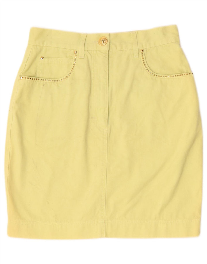 Женская мини-юбка Laurel EU 38 Medium W28 Желтый хлопок