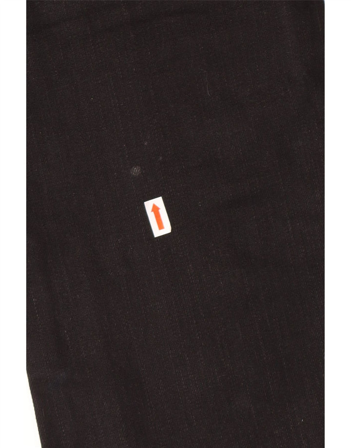 TOMMY HILFIGER Womens Straight Jeans W32 L30 Black Cotton