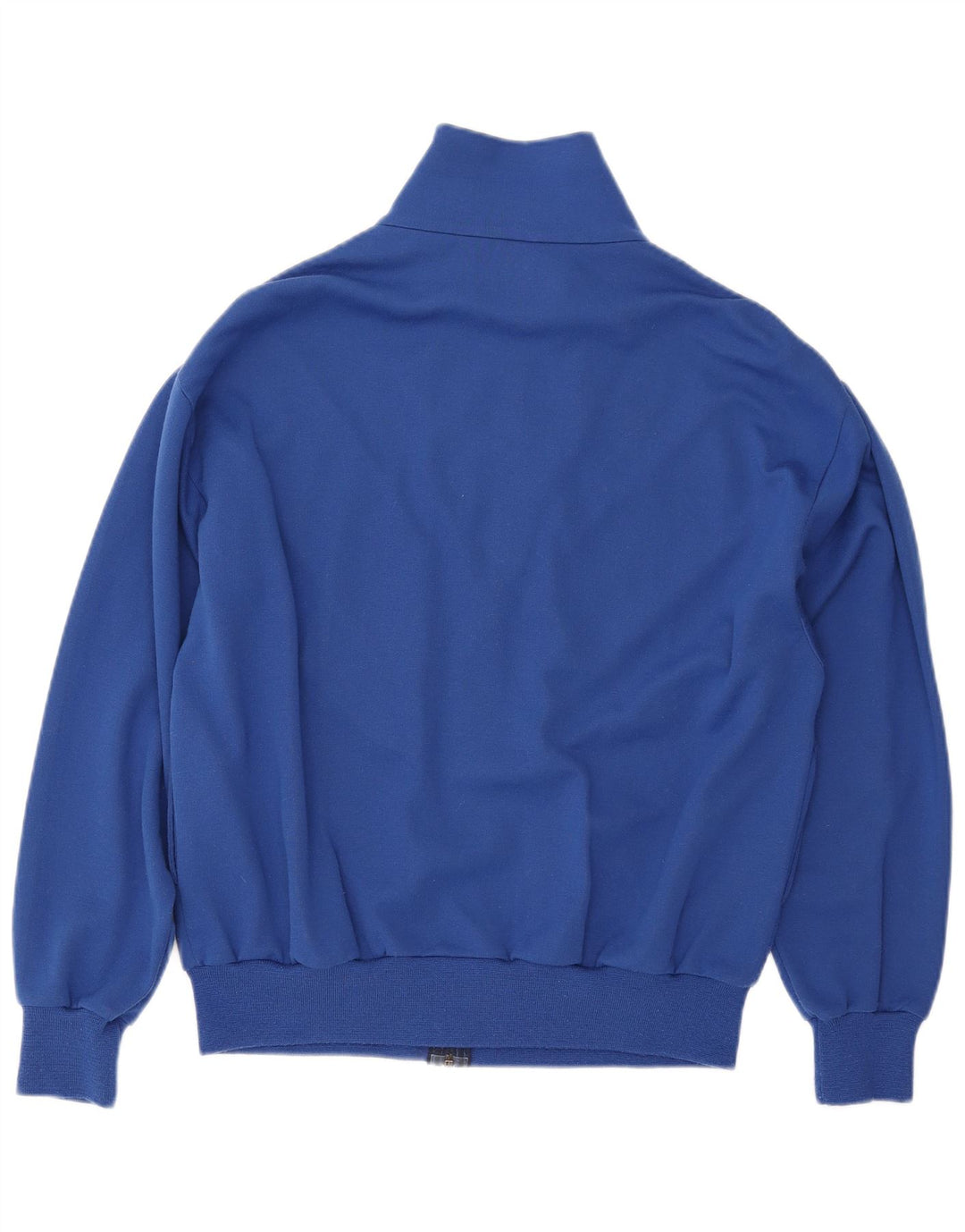 ВИНТАЖНЫЙ женский спортивный костюм, верхняя куртка UK 18 XL, синий акрил с цветными блоками