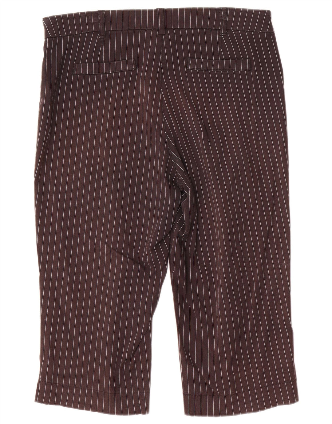 Женские капри Marks & Spencer EU 40 Medium W32 L18 Серые в полоску