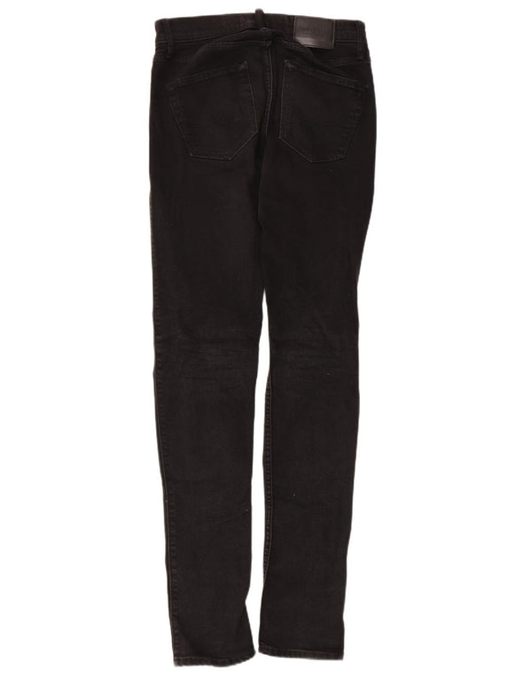 HOLLISTER Mens Skinny Jeans W29 L32 Black Cotton