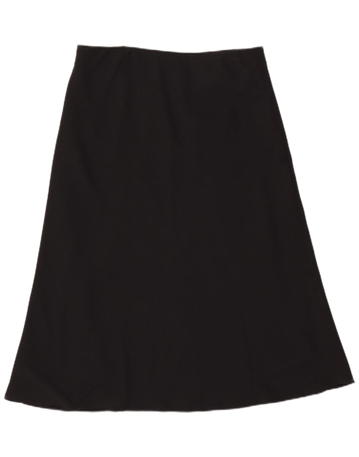 MARKS & SPENCER Womens A-Line Skirt UK 18 XL W36  Black Polyester