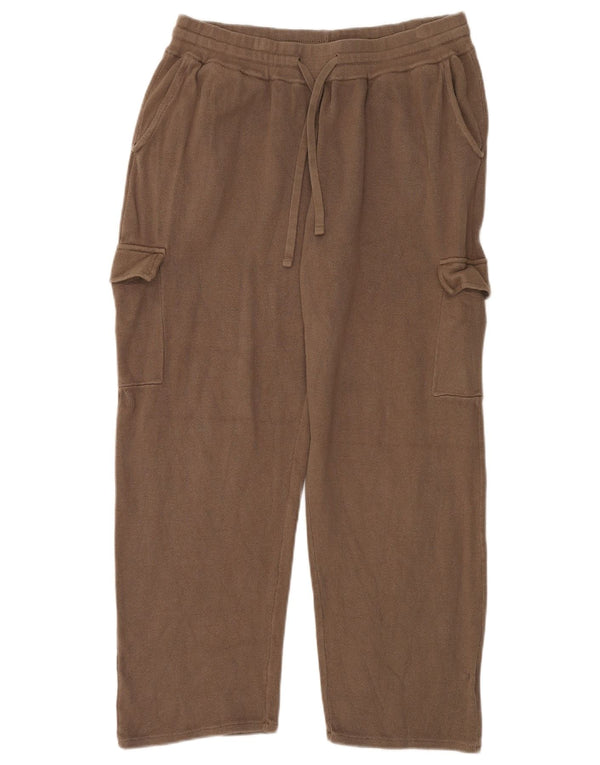 Женские спортивные брюки карго Zara UK 18 XL, коричневые, хлопковые