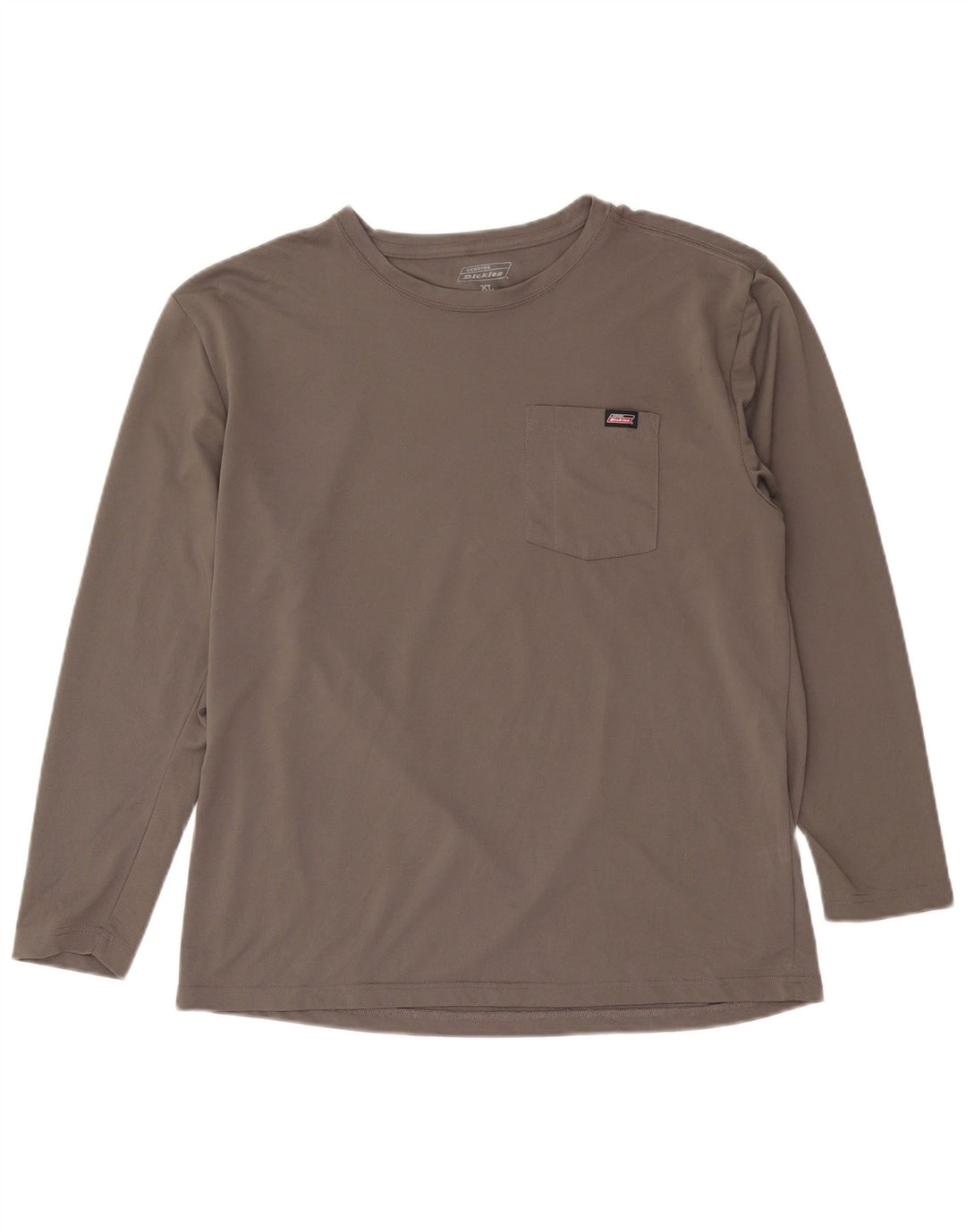 Мужской топ Dickies с длинным рукавом XL, серый полиэстер