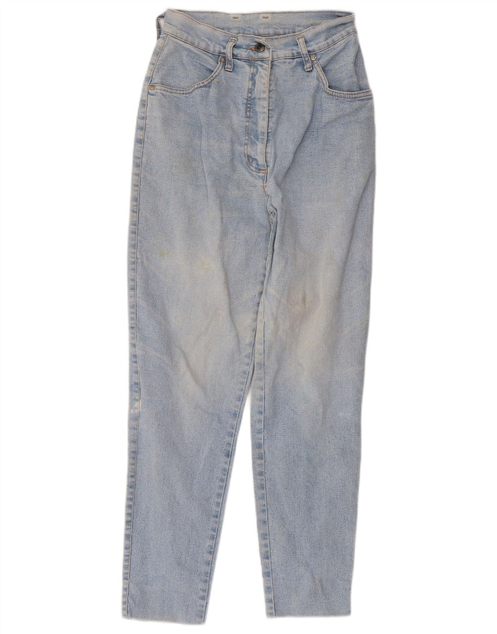 CAPPOPERA Женские зауженные джинсы с высокой талией IT 44 Средний W26 L26 Синий хлопок