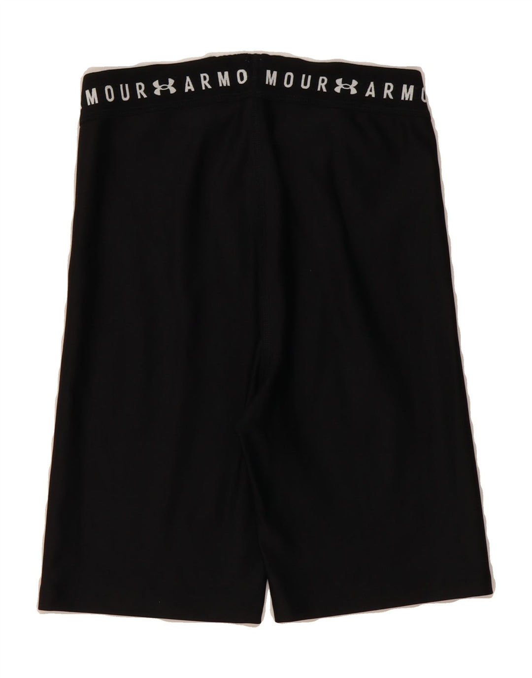 UNDER ARMOUR Womens Graphic Sport Shorts UK 10 Small Black Polyester Vintage Under Armour and Second-Hand Under Armour from Messina Hembry 