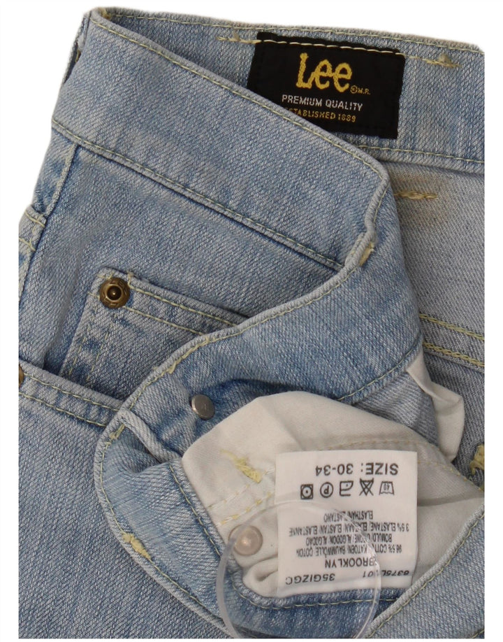Мужские прямые джинсы LEE Brooklyn W30 L34, синий хлопок