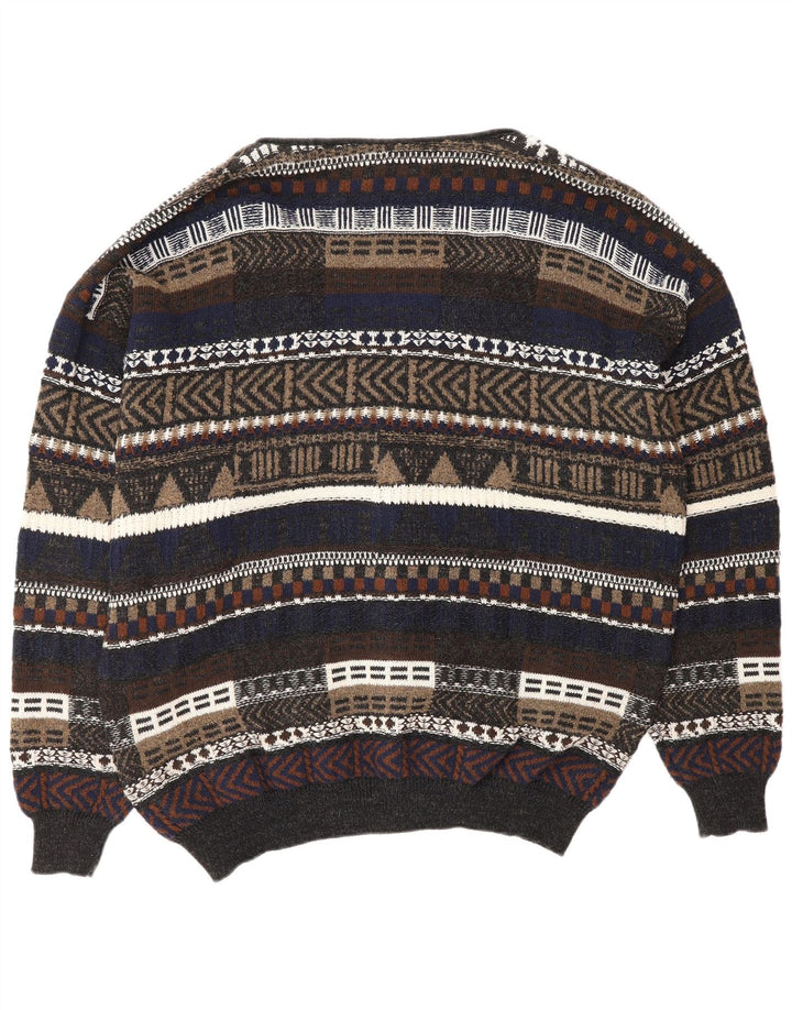 ALLISON WINGATE Мужской кардиган-свитер IT 56 2XL Разноцветный Fair Isle