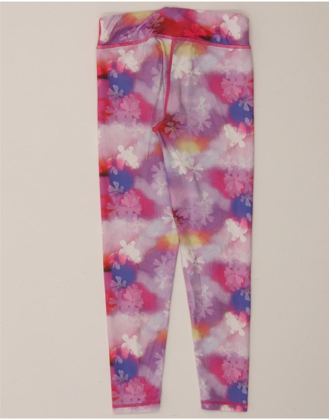 EDDIE BAUER Girls Leggings 7-8 Years Small Multicoloured Floral Polyester Vintage Eddie Bauer and Second-Hand Eddie Bauer from Messina Hembry 