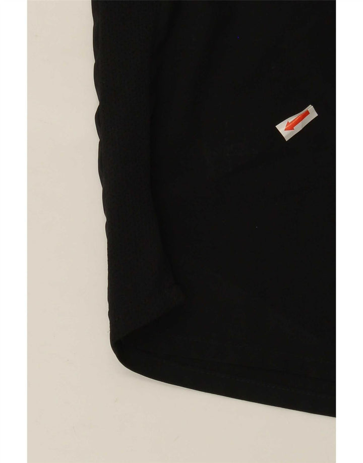 Женские спортивные шорты Nike Dri Fit UK 10, маленькие черные из полиэстера