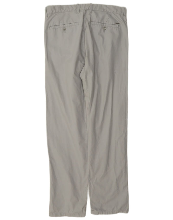 Мужские прямые брюки чинос Calvin Klein W31 L32 серые, хлопковые