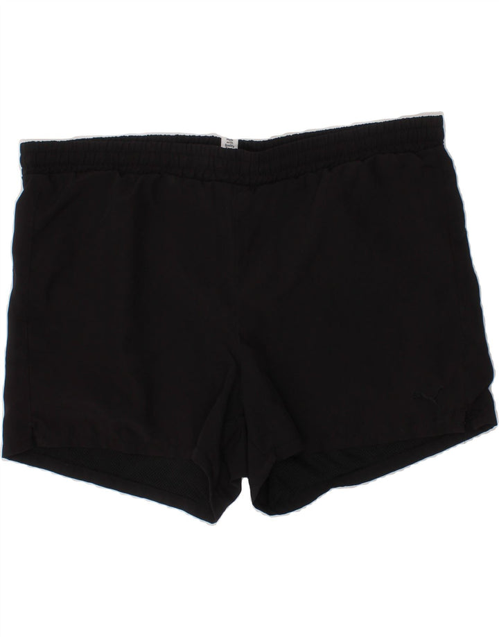 PUMA Girls Sport Shorts 13-14 Years  Black Polyester Vintage Puma and Second-Hand Puma from Messina Hembry 