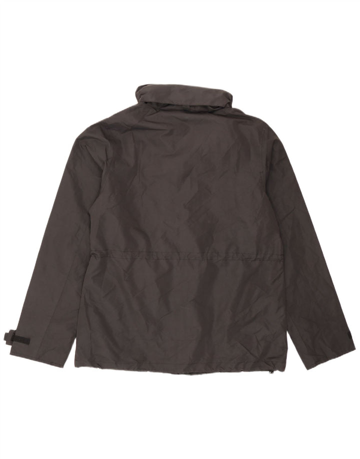 Женская дождевик с капюшоном Mountain Warehouse UK 12, средний черный полиамид