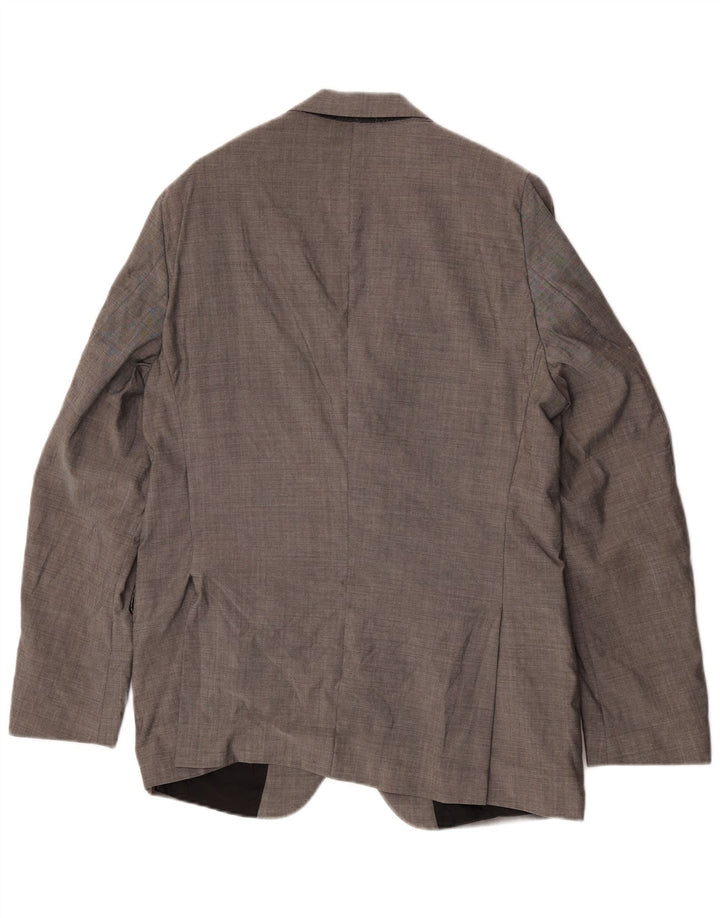 Мужской пиджак на двух пуговицах Calvin Klein IT 56 3XL, серая шерсть