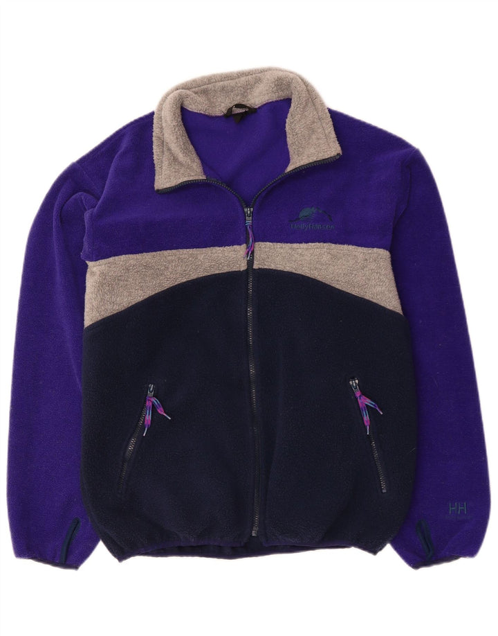 Мужская флисовая куртка HELLY HANSEN UK 38, средний темно-синий с цветными блоками