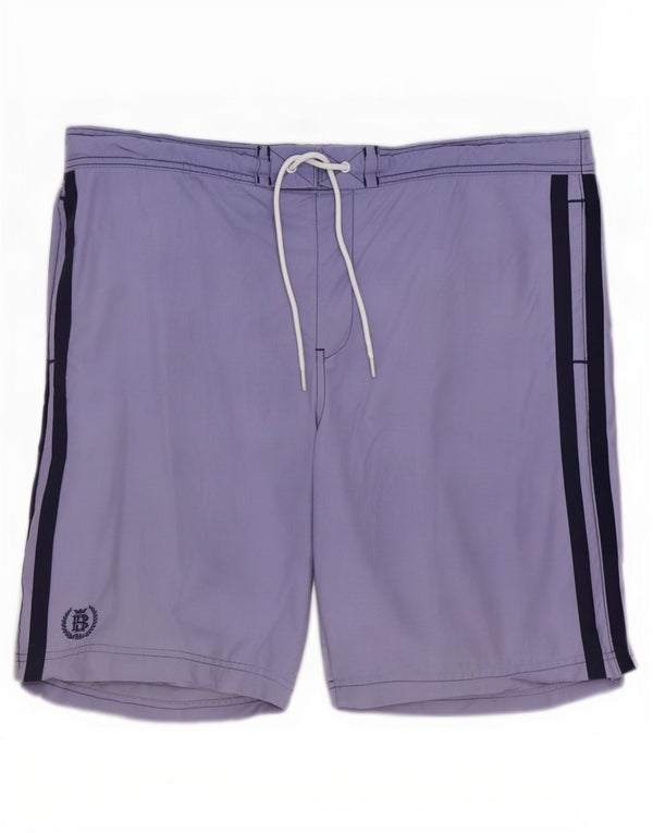 Мужские шорты для плавания Marks & Spencer 2XL, хлопок в фиолетовую полоску
