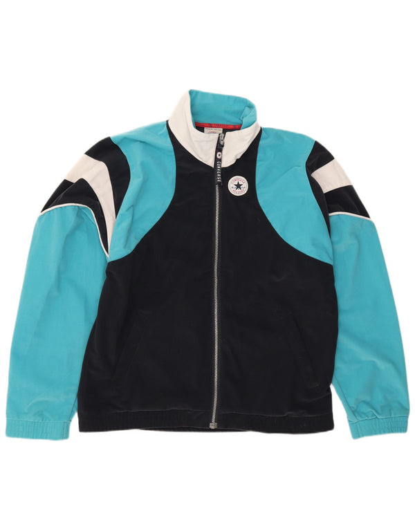 Мужской спортивный костюм CONVERSE Chuck Taylor, большая темно-синяя куртка