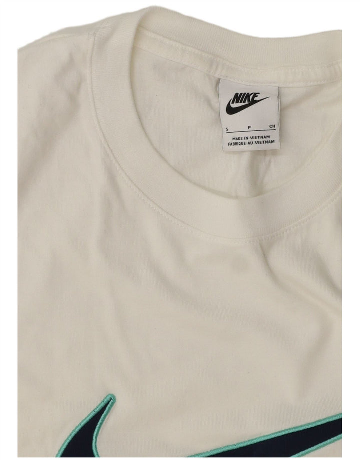 Мужская футболка с рисунком Nike, маленький белый