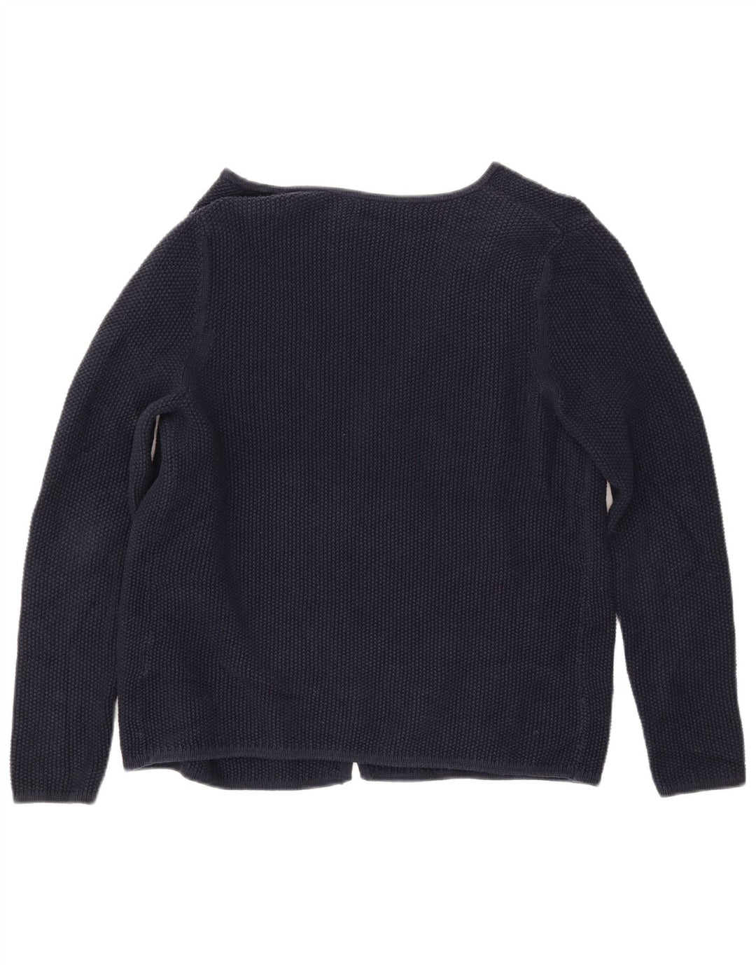 ОДЕЖДА ДЛЯ ЭКИПАЖА Женский открытый кардиган, свитер UK 14, средний темно-синий, хлопок