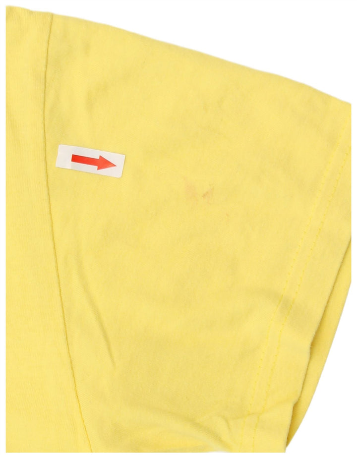 Футболка Russell Athletic для мальчиков, топ 11–12 лет, желтый хлопок