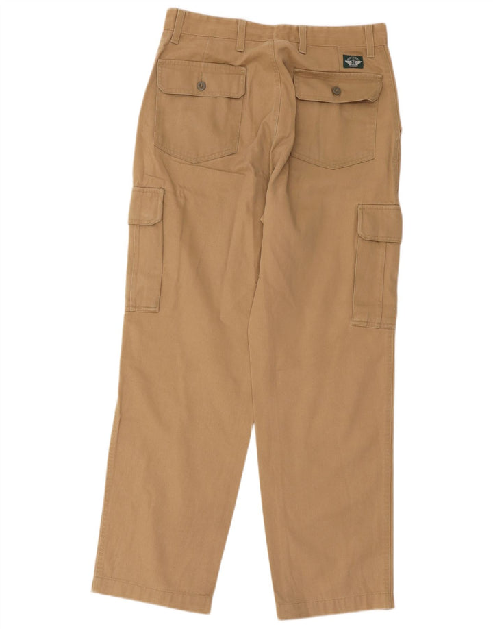 Мужские прямые брюки-карго Dockers W31 L30, коричневые, хлопковые