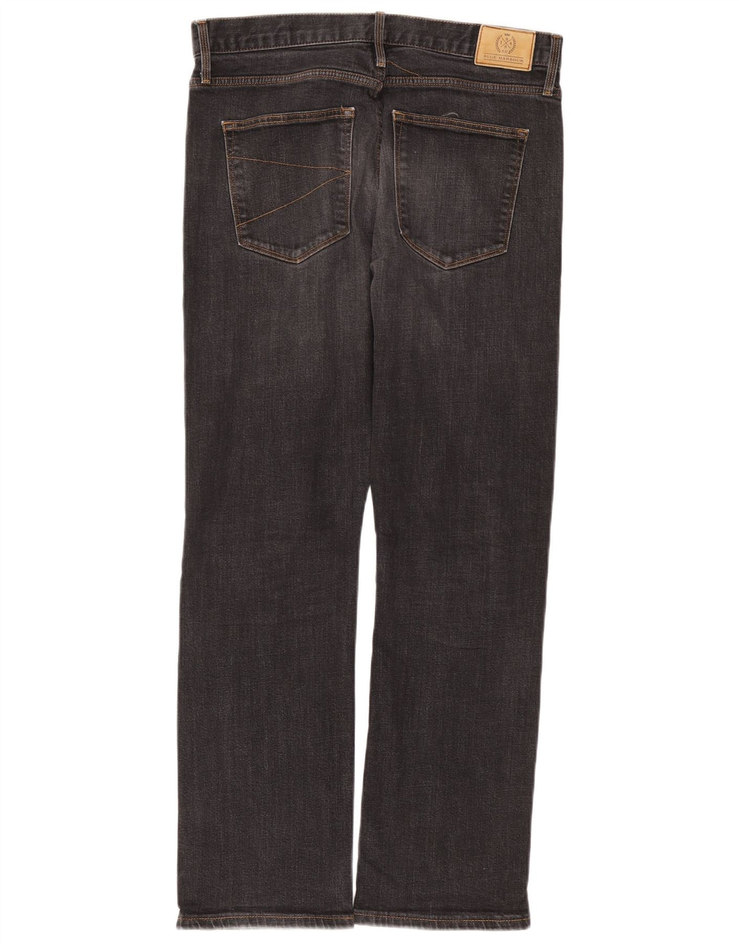 Мужские прямые джинсы Marks & Spencer Blue Harbour W34 L31, черный хлопок