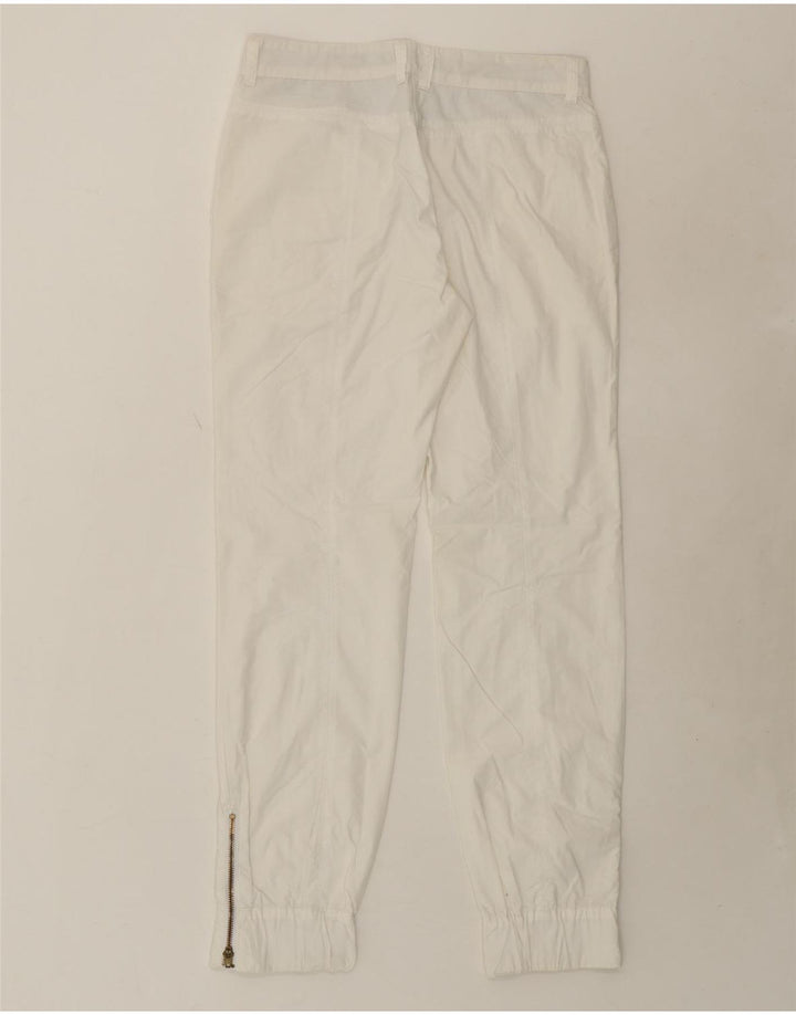 NORTH SAILS Womens Joggers Casual Trousers IT 44 Medium W34 L32 White Vintage North Sails and Second-Hand North Sails from Messina Hembry 