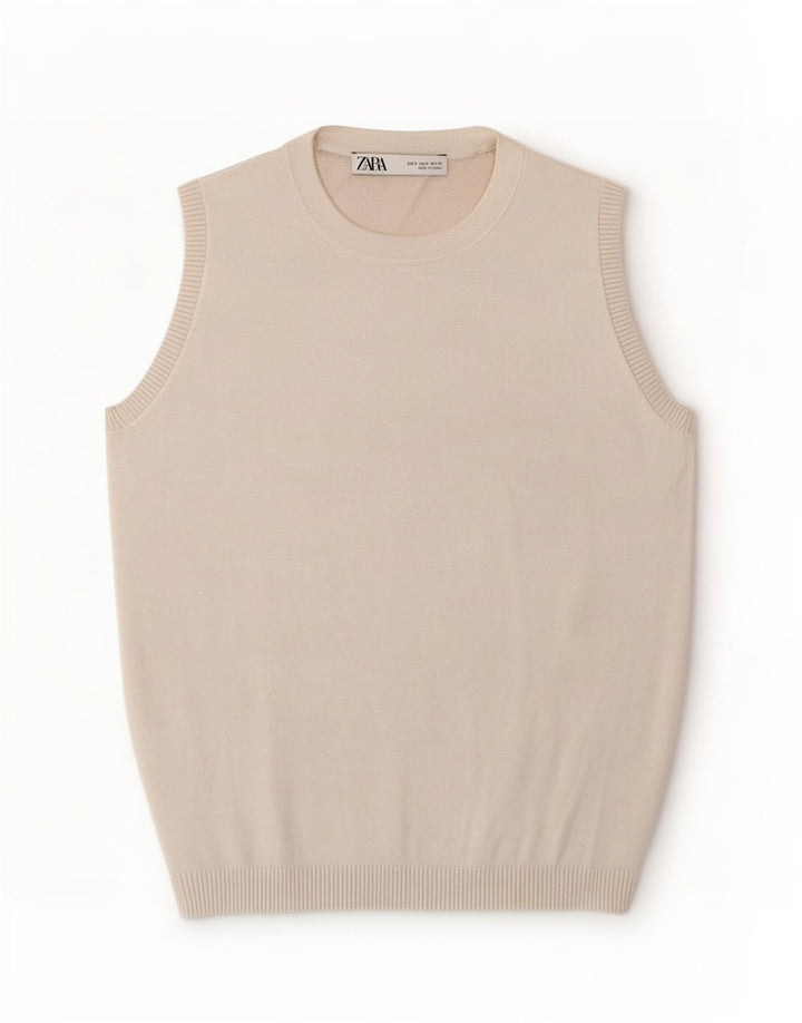 Женский жилет Zara UK 8, маленький белый