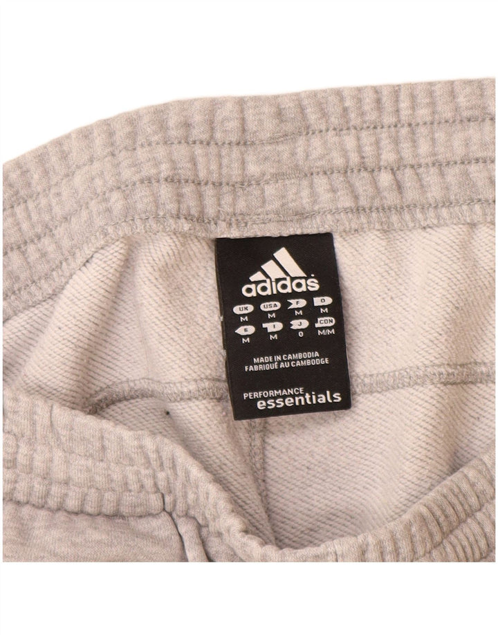 Мужские спортивные брюки Adidas среднего серого цвета из хлопка с крапинками