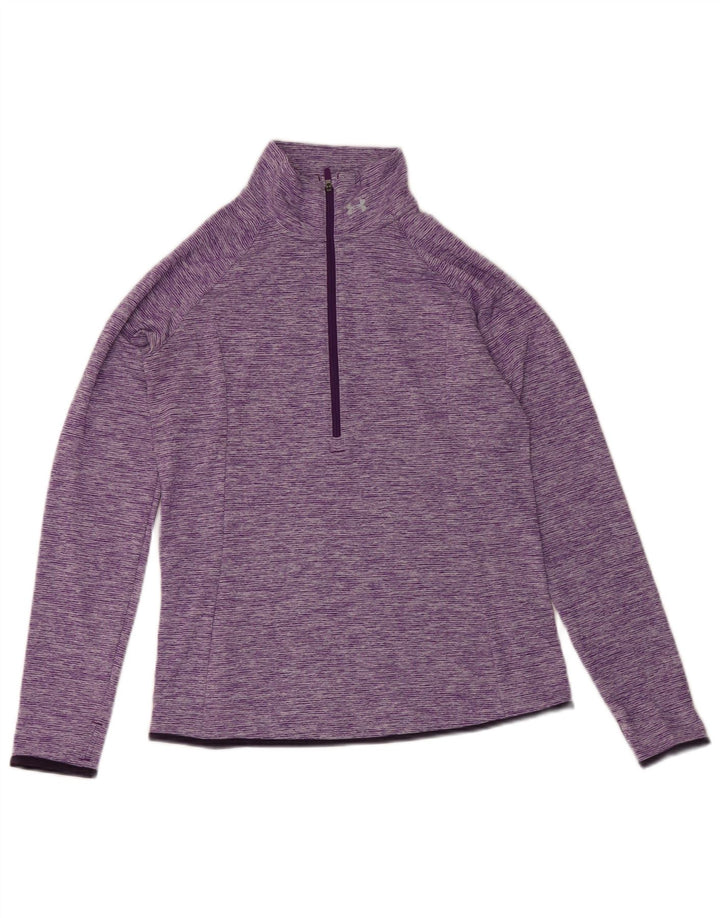 Женский спортивный пуловер Under Armour Top UK 12, средний фиолетовый в крапинку