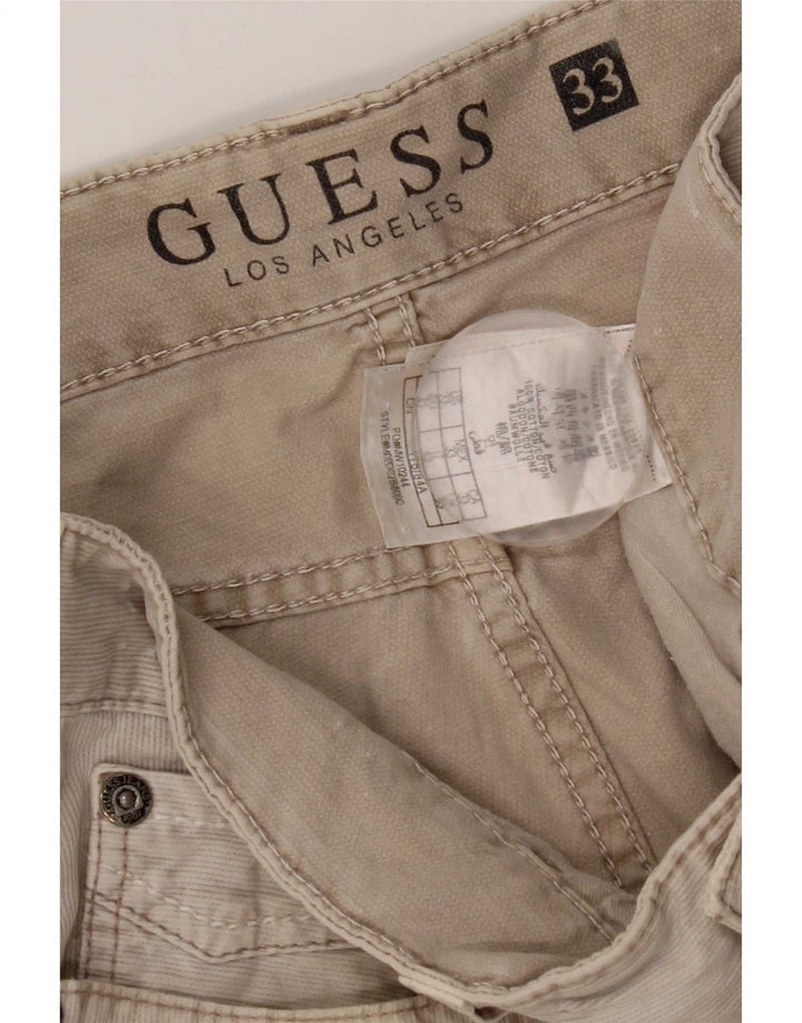 Guess Мужские повседневные шорты W33, большие серые