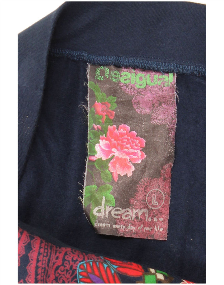 Женская мини-юбка Desigual с рисунком, большая W32, хлопок с разноцветным геометрическим узором