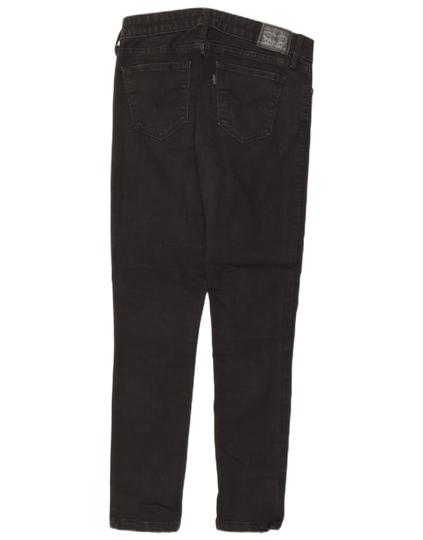Женские джинсы скинни Levi's 711 W29 L27, черный хлопок