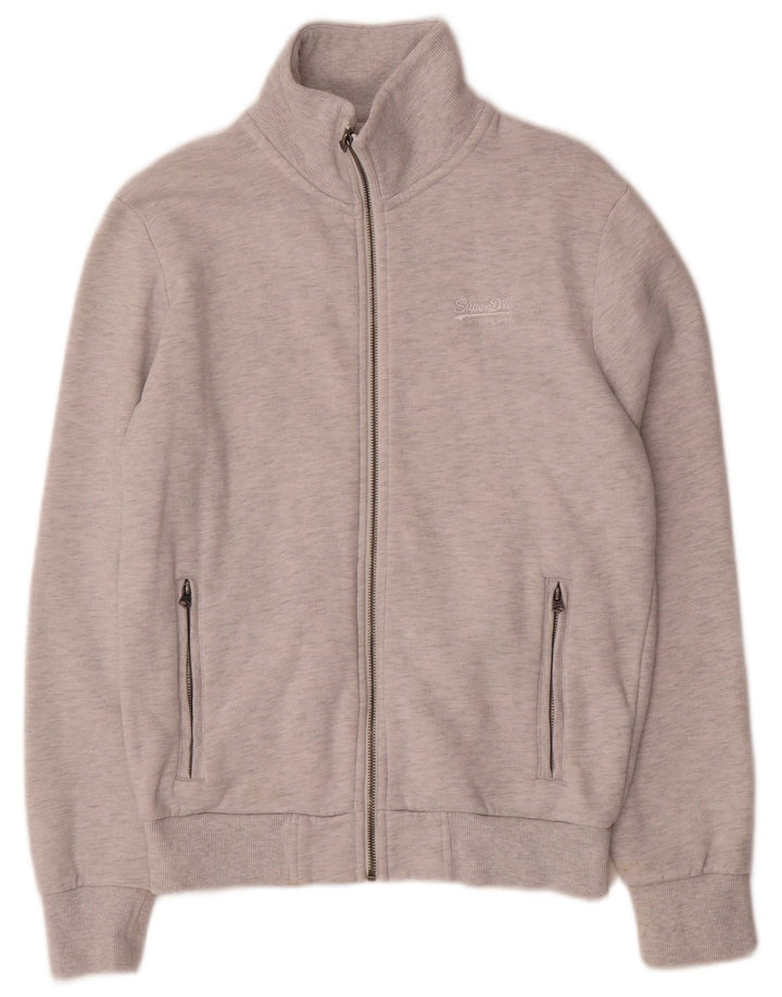 Мужской спортивный костюм Superdry, верхняя куртка, маленький серый хлопок