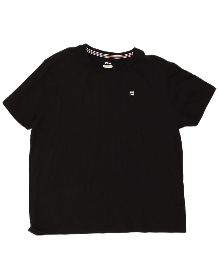 Мужская футболка Fila Top 3XL, черный хлопок