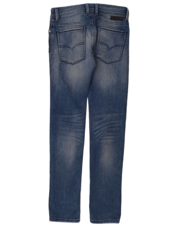 Джинсы скинни с потертостями для мальчиков Diesel 13–14 лет W28 L31, синие