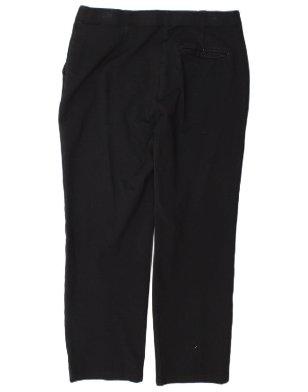 Marks & Spencer Womens Chino Trousers UK 12 Medium W30 L27 Navy Blue